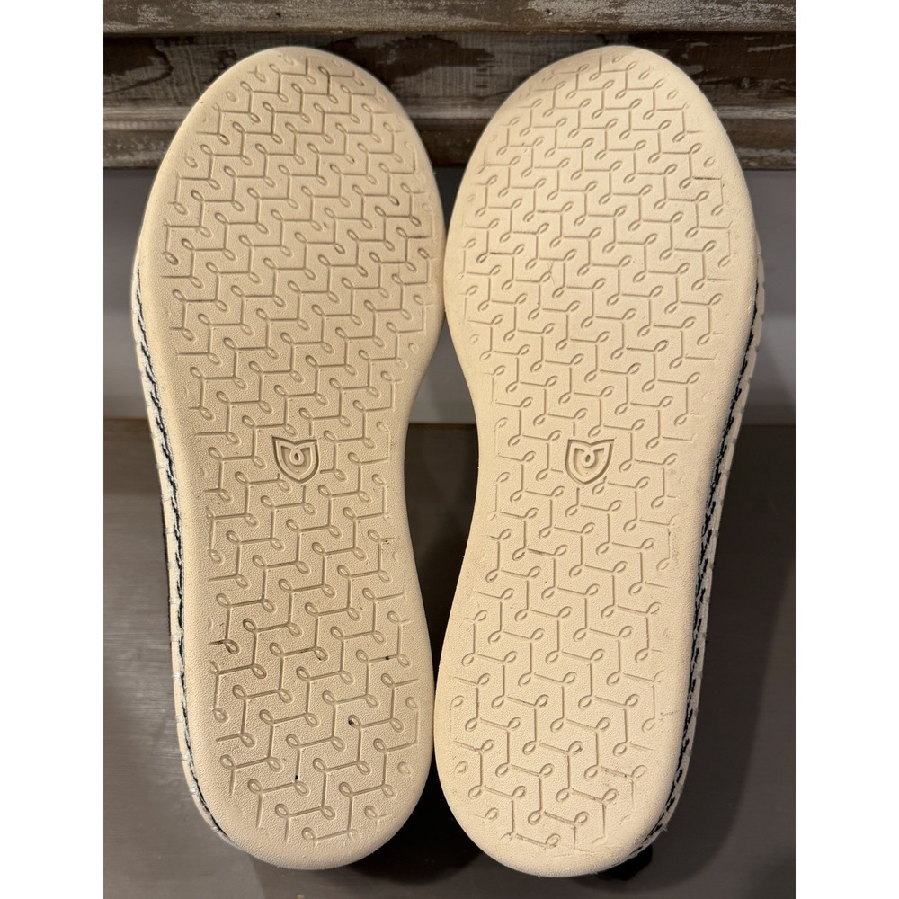 ROTHYS The Espadrille Black Slip on Summer Flats-Lace up Jute Comfort-US Sz 8.5 - Picture 10 of 10